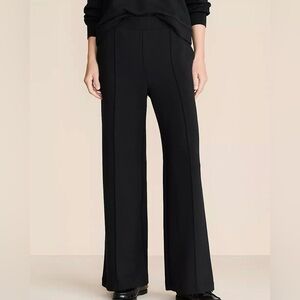 NEW Lou & Grey Scubasoft Pintucked Wide Leg Pants